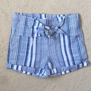 Girls Tahari Striped Shorts NWOT 6